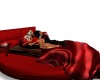 Valentine kissing bed